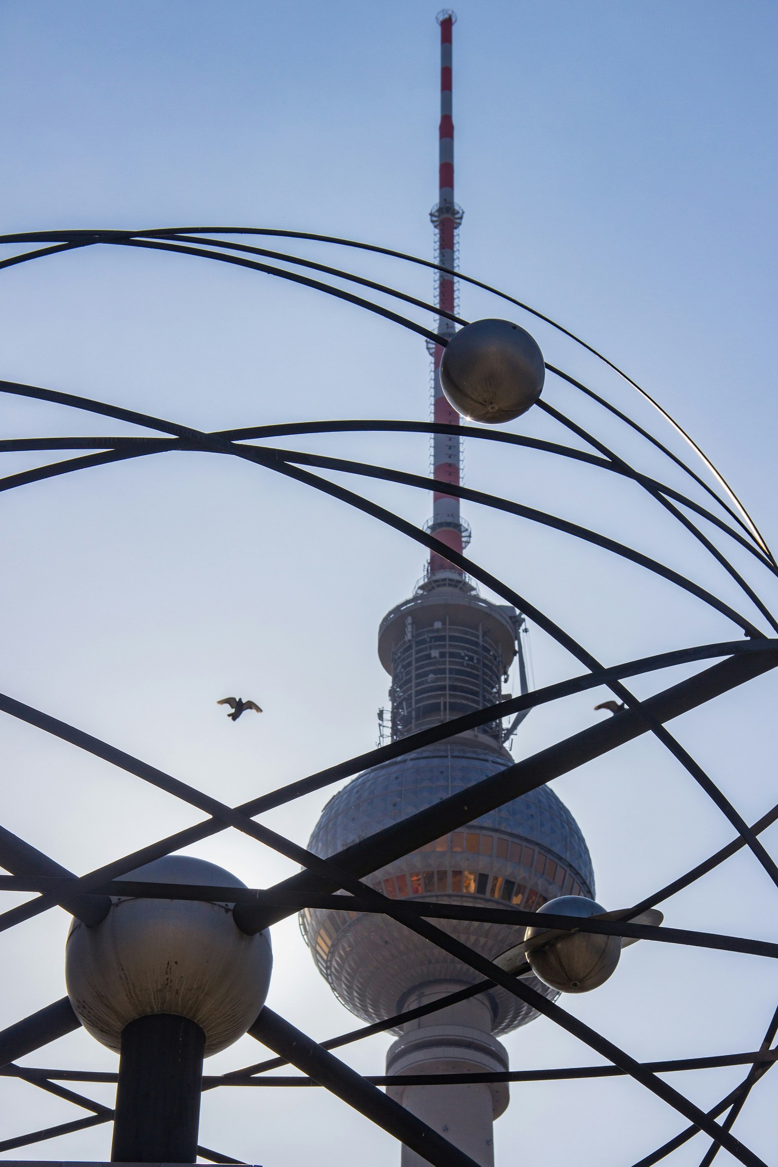 Berlin, Weltzeituhr und Fernsehturm